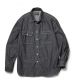 MR,OLIVEۥߥ꡼ 6oz DENIM/RINSE WASHSERVICEMAN SHIRT ǥM/L 100% ǯѲ ͵ǥ˥ ơù    ͵ 󥺥쥯ȥå NEWS ˥塼 ͥå ߸  ͵3040